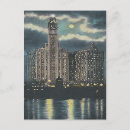 Wrigley Building Chicago Postcard