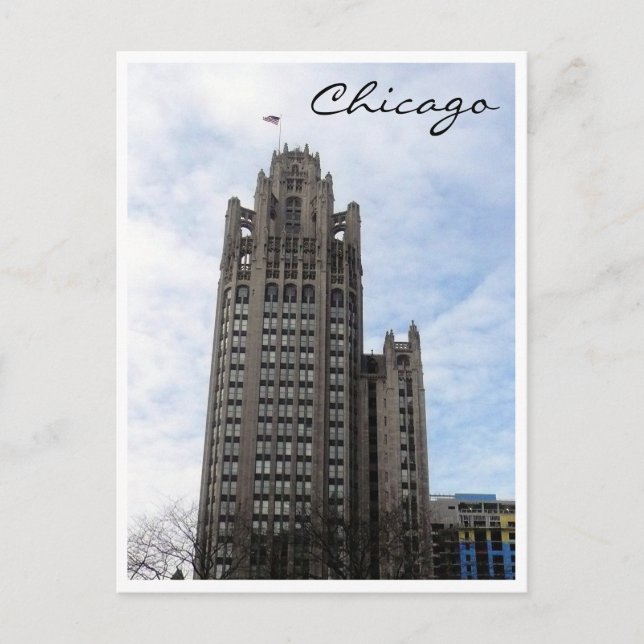 wrigley chicago postcard (Front)