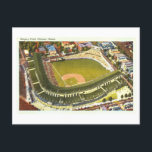 Wrigley Field, Chicago, Illinois Vintage Postcard<br><div class="desc">This postcard is a reproduction of a vintage travel postcard showing Wrigley Field in Chicago,  Illinois.</div>