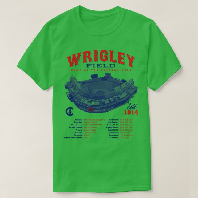 Wrigley Field T-Shirt (Design Front)