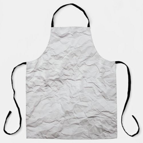 Wrinkled paper texture detailed background apron
