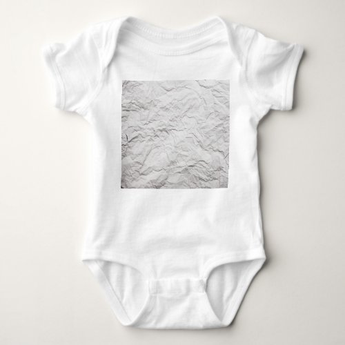 Wrinkled paper texture detailed background baby bodysuit