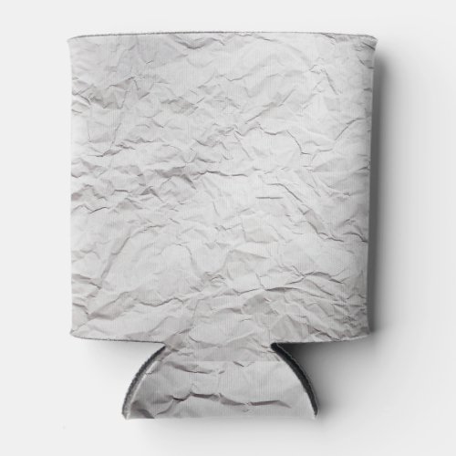 Wrinkled paper texture detailed background can cooler