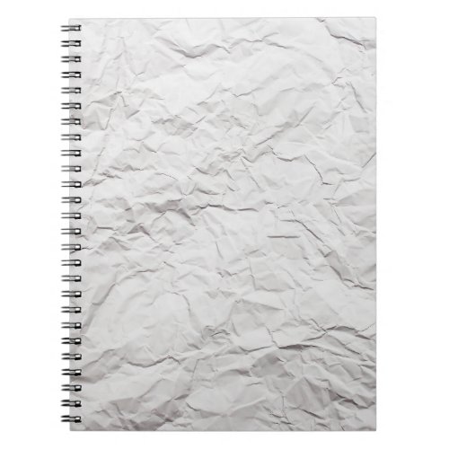 Wrinkled paper texture detailed background notebook