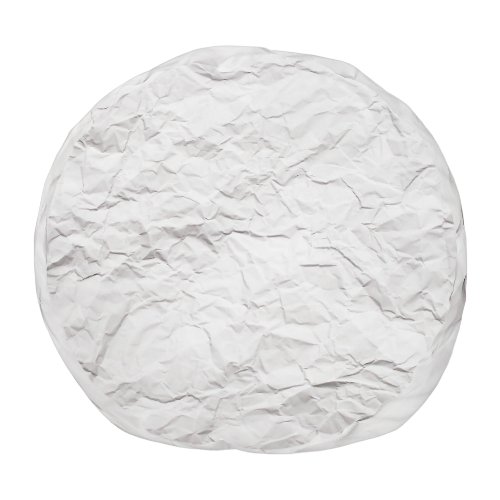 Wrinkled paper texture detailed background pouf