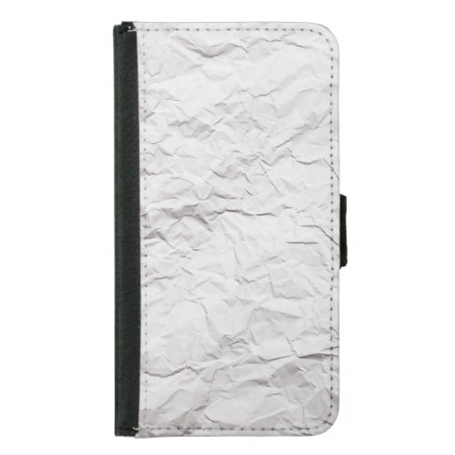 Wrinkled paper texture detailed background samsung galaxy s5 wallet case
