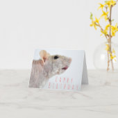 Wrinkled Rat Birthday Card | Zazzle