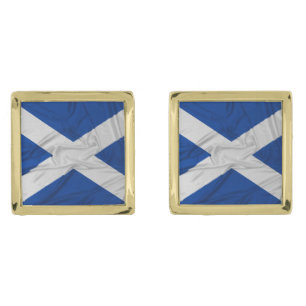 Wrinkled Scotland Flag Cufflinks