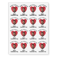 Wrist Funny Photo Bachelorette Party Groom's Face