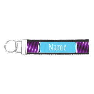 Wrist Keychain, Custom Colors, Name, Phone Number Keychain