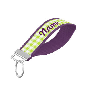 Wrist Keychain, Custom Colors, Name, Phone Number Keychain