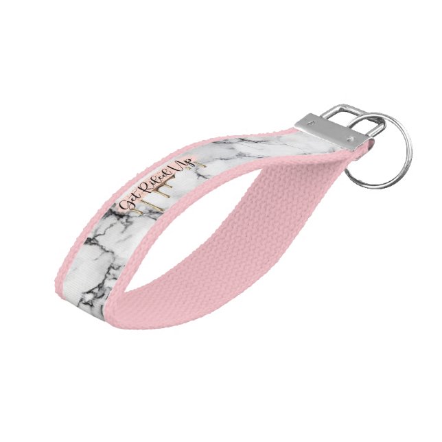 Wrist lanyard wrist keychain (Angled Up)