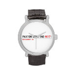 PAXTON ROAD END  Wrist Watch
