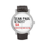 Sean paul STREET   Wrist Watch