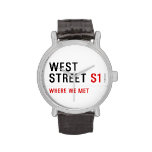 west  street  Wrist Watch