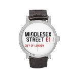 MIDDLESEX  STREET  Wrist Watch