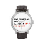 king george vi and elizabeth  Wrist Watch