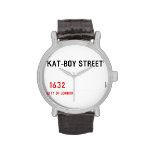 KAT-BOY STREET     Wrist Watch