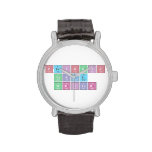 Periodic Table Writer  Wrist Watch