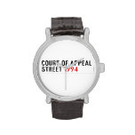 COURT OF APPEAL STREET  Wrist Watch