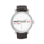 Friday street  Wrist Watch