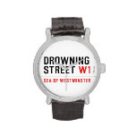 Drowning  street  Wrist Watch