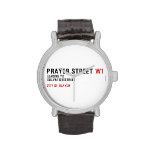 Prayer street  Wrist Watch