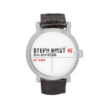 Steph hirst  Wrist Watch