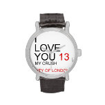 I Love You  Wrist Watch