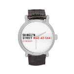 shibusen street  Wrist Watch