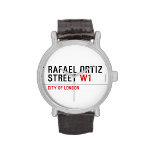 Rafael Ortiz Street  Wrist Watch