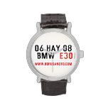 06 HAY 08  BMW   Wrist Watch