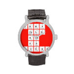 KEEP
 CALM
 AND
 DO
 SCIENCE  Wrist Watch