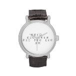School:
 Aint nobody
 got time for
 That  Wrist Watch