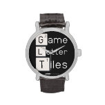Game
 Letter
 Tiles  Wrist Watch