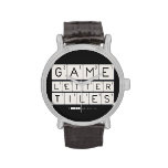 Game
 Letter
 Tiles  Wrist Watch
