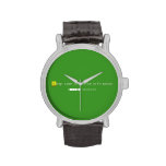 Keep calm im in love with niniza  Wrist Watch