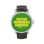 Game
 Letter
 Tiles  Wrist Watch