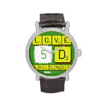 Love
 5D
 Friends  Wrist Watch