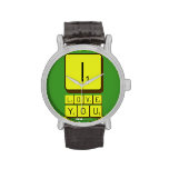 I
 LOVE
 YOU  Wrist Watch
