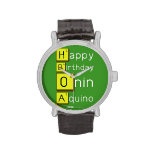 Happy
 Birthday
 Onin
 Aquino  Wrist Watch