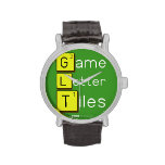 Game
 Letter
 Tiles  Wrist Watch