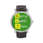 Game
 Letter
 Tiles  Wrist Watch