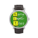 Game
 Letter
 Tiles  Wrist Watch