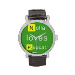 'Nolla 
 loves
 Popcat'  Wrist Watch