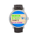 Minion Street  Wrist Watch