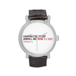 Laurenjade yusuf Jodrell rd  Wrist Watch