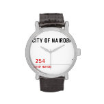 city of nairobi       Wrist Watch