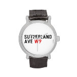 Sutherland ave  Wrist Watch