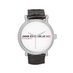 LONDON SOKAK TABELASI  Wrist Watch